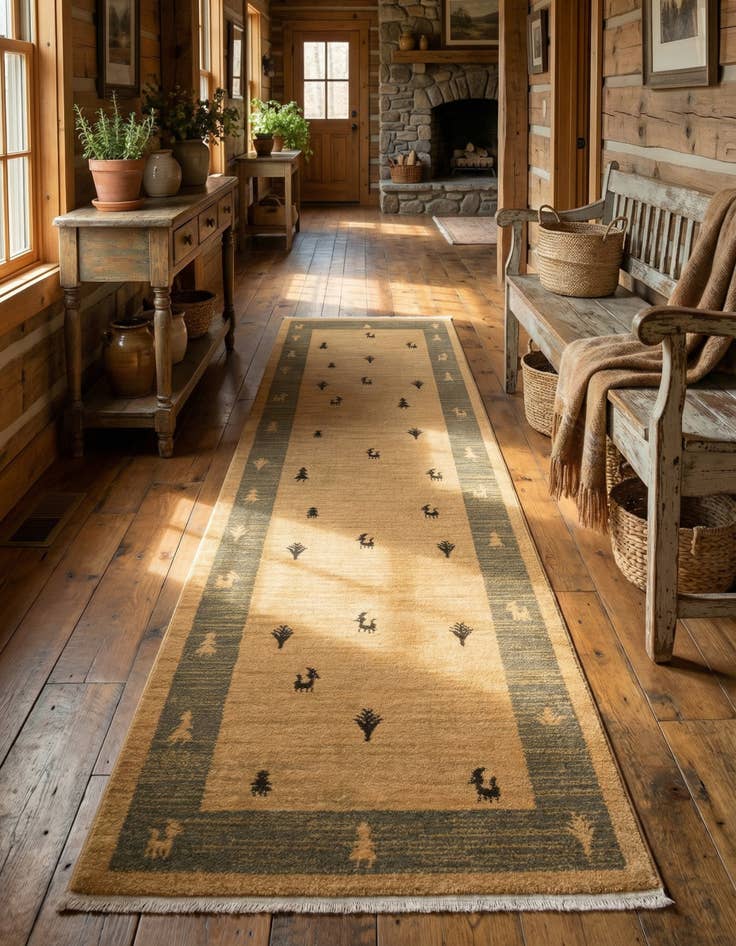 Detail image of 2' 7 x 10' Kashkuli Gabbeh Runner Rug