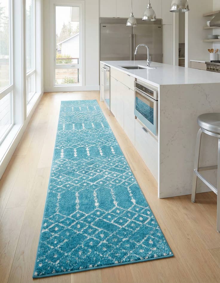 Detail image of 2' x 9' 10 Paxon Trellis Runner Rug