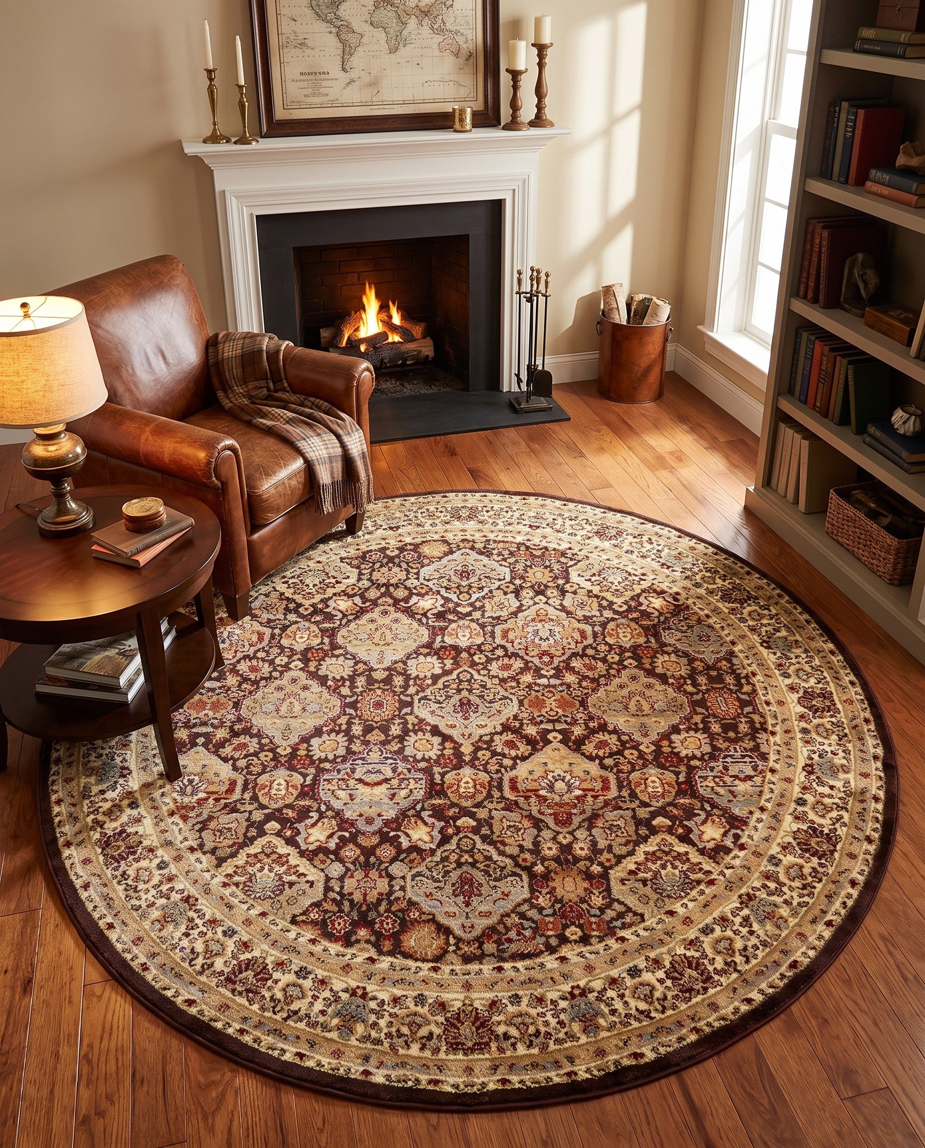 7' 10 x 7' 10 Aditi Round Rug