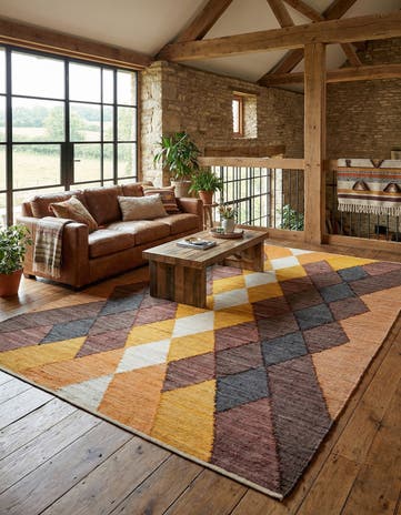 10' x 14' 1 Hand Braided Chindi Cotton Rug