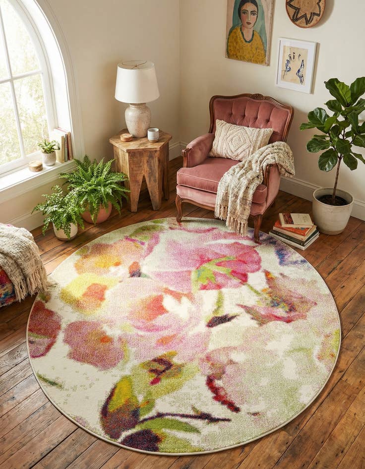 Detail image of 6' x 6' Tuscany Round Rug