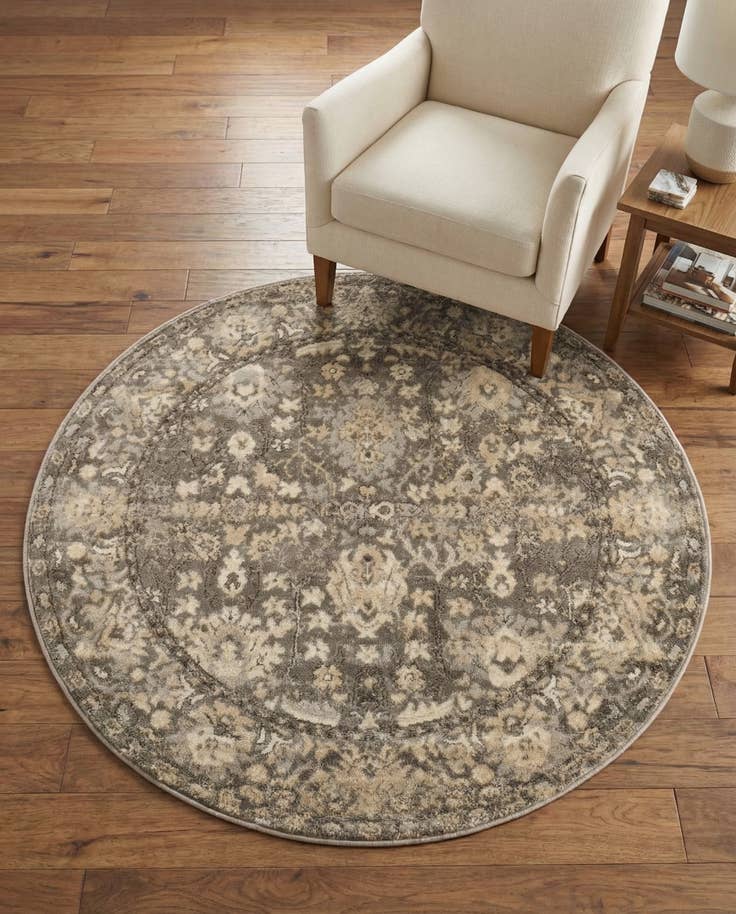 Detail image of 4' x 4' Oregon Round Rug