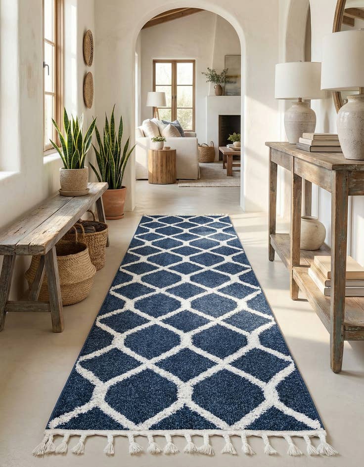 Detail image of 2' 7 x 12' Boho Runner Rug