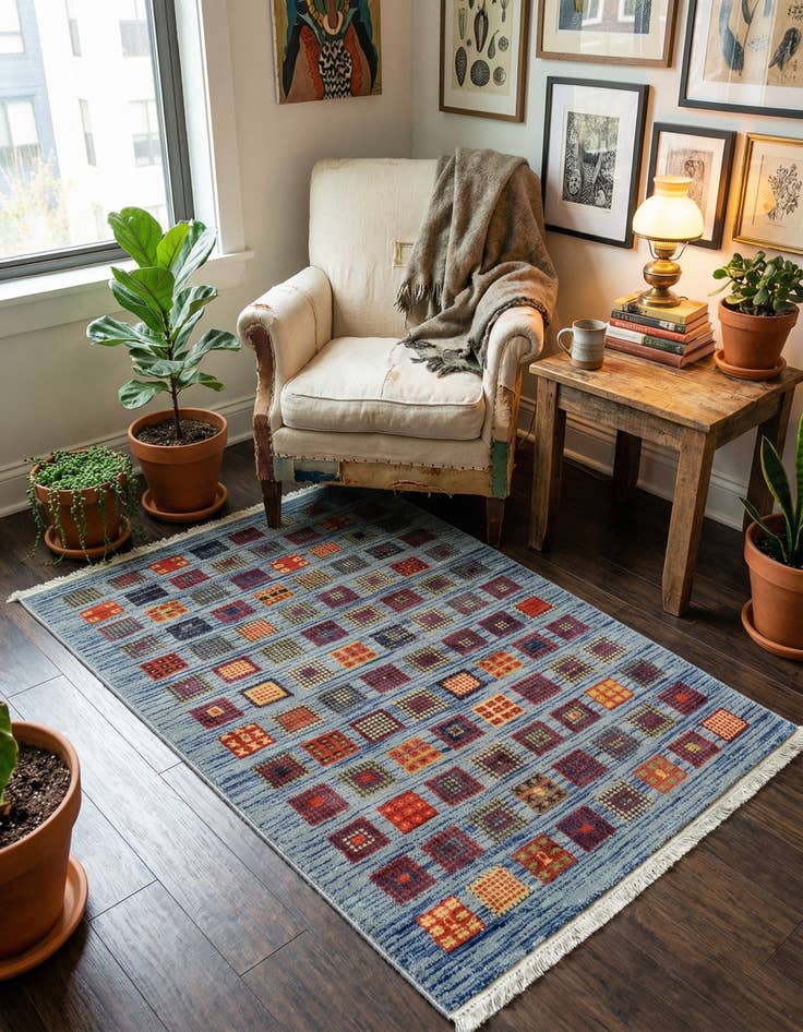 Detail image of 3' x 5' 3 Kashkuli Gabbeh Rug