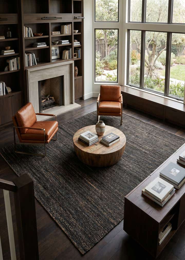 9' x 12' Hand Woven Palm Beach Jute Rug