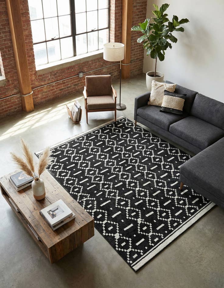 Detail image of  7' 10 x 7' 10 Oslo Square Rug