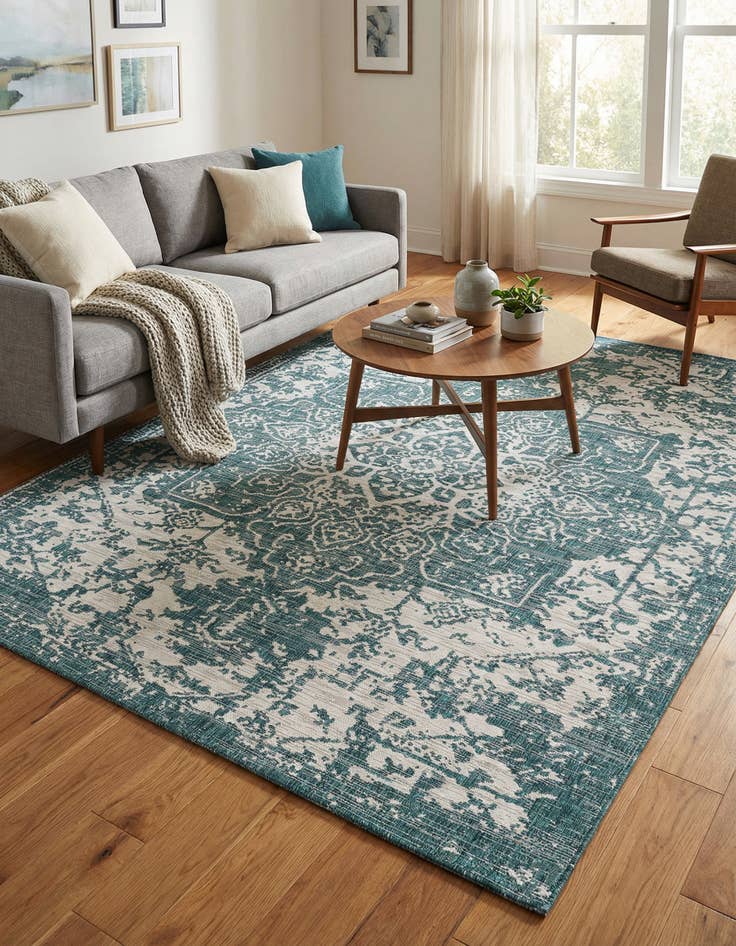 Detail image of 7' 10 x 10'  Washable Jill Zarin Dubai Indoor / Outdoor Rug