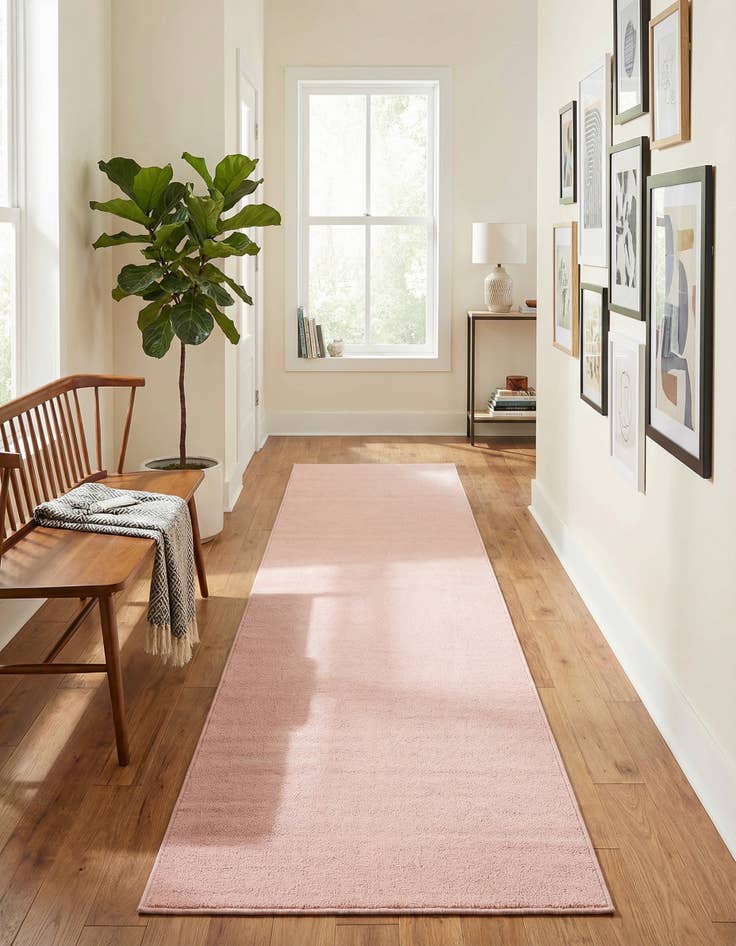 Detail image of 2' 6 x 10' Everyday Solid Runner Rug