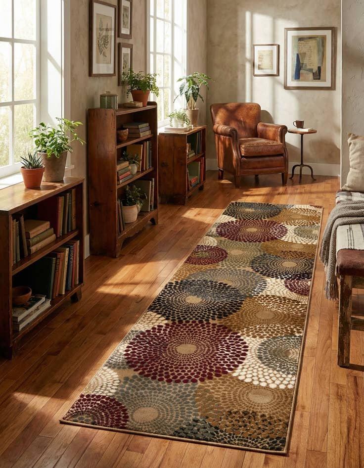 Detail image of 2' 7 x 10' Cafe Runner Rug