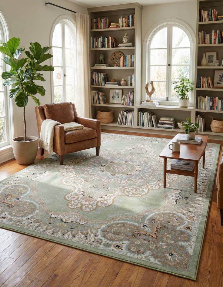 Detail image of 9' x 12' Kamala Washable Rug