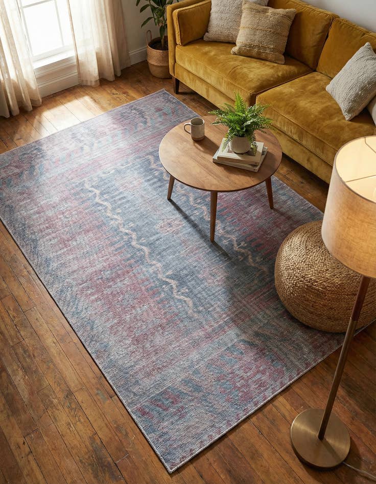 Detail image of 5' 3 x 8'  Washable Sisu Rug