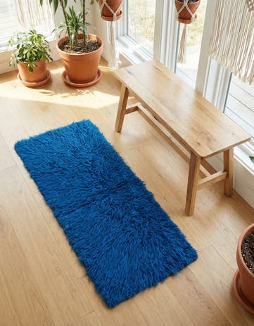 1' 7 x 3' 7 Hand Knotted Moroccan Wool Rug