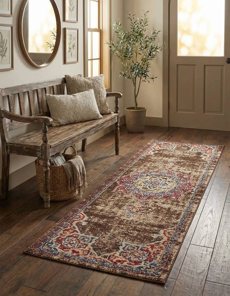 Detail image of 2' x 6' Arcadia Runner Rug