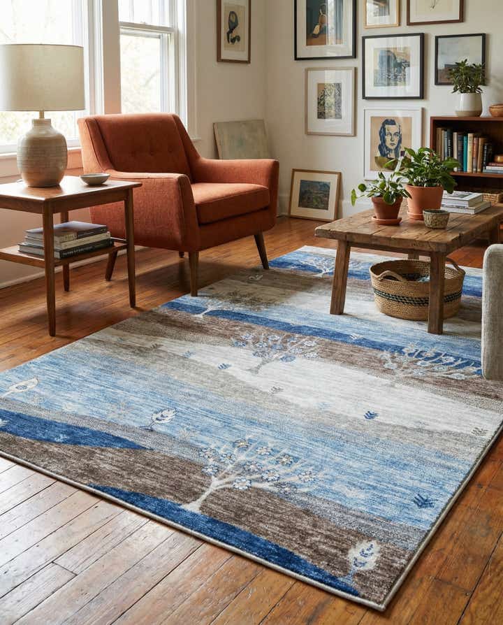 5' 3 x 8' Gabbeh Rug