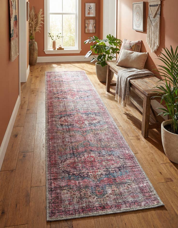 Detail image of 2' x 10' Washable Mangata Runner Rug