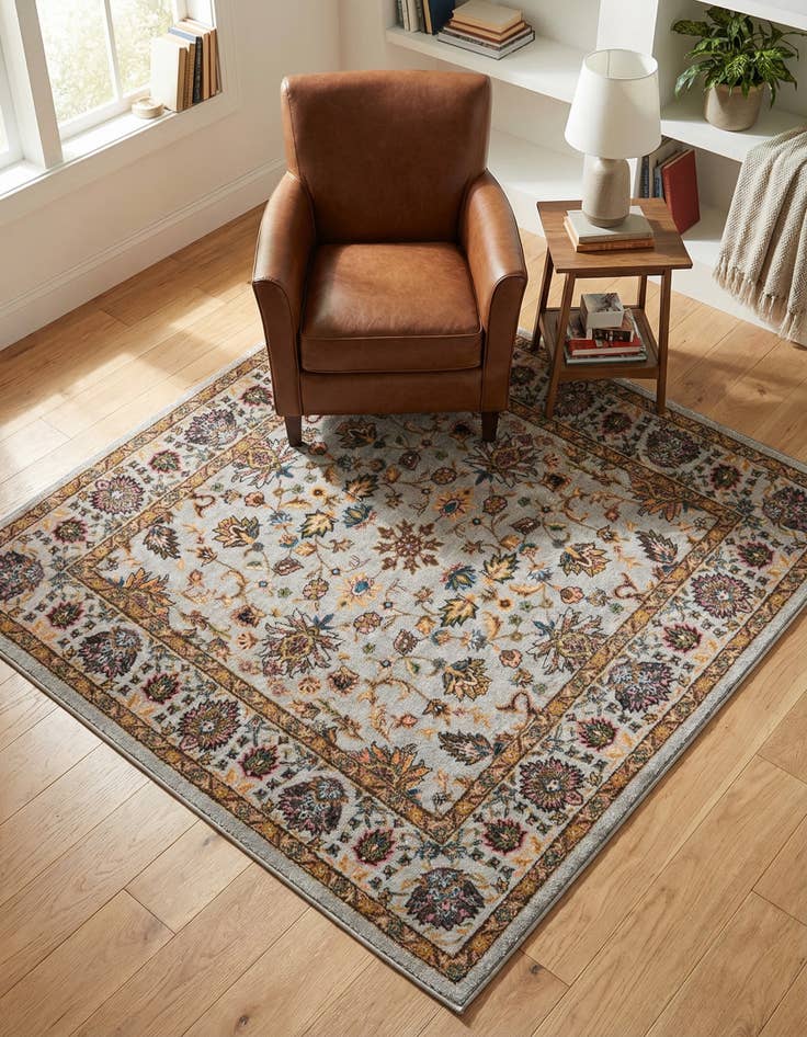 Detail image of 5' 3 x 5' 3 Medina Square Rug