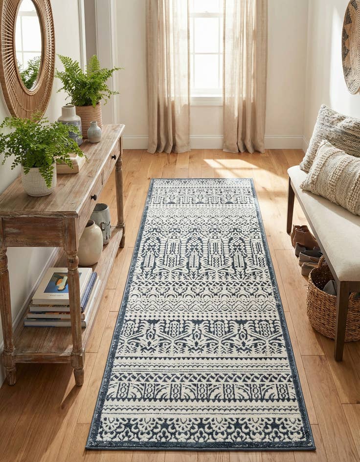 Detail image of 2' 2 x 6' Uptown Cloisters Runner Rug