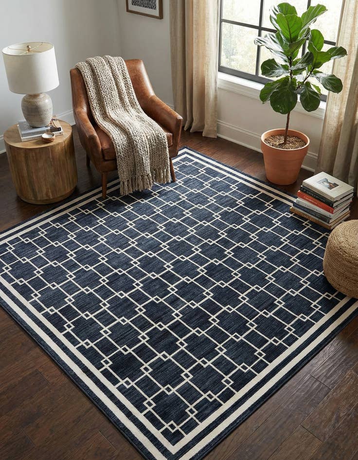 Detail image of 7' 10 x 7' 10 Metropolitan Uptown Square Rug