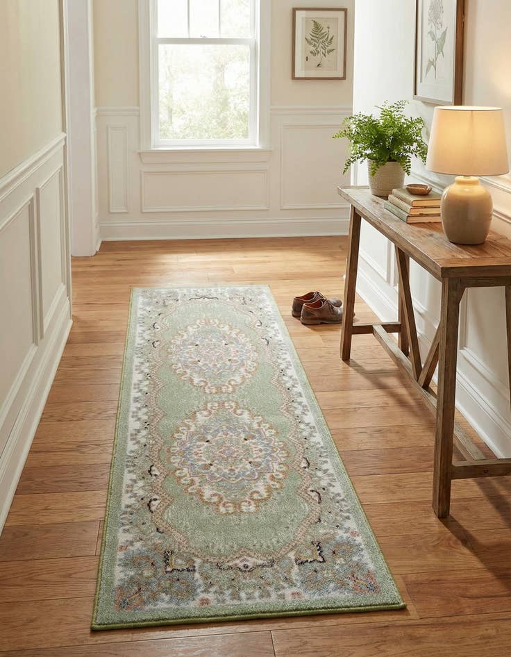 Detail image of 2' x 6' Kamala Washable Runner Rug