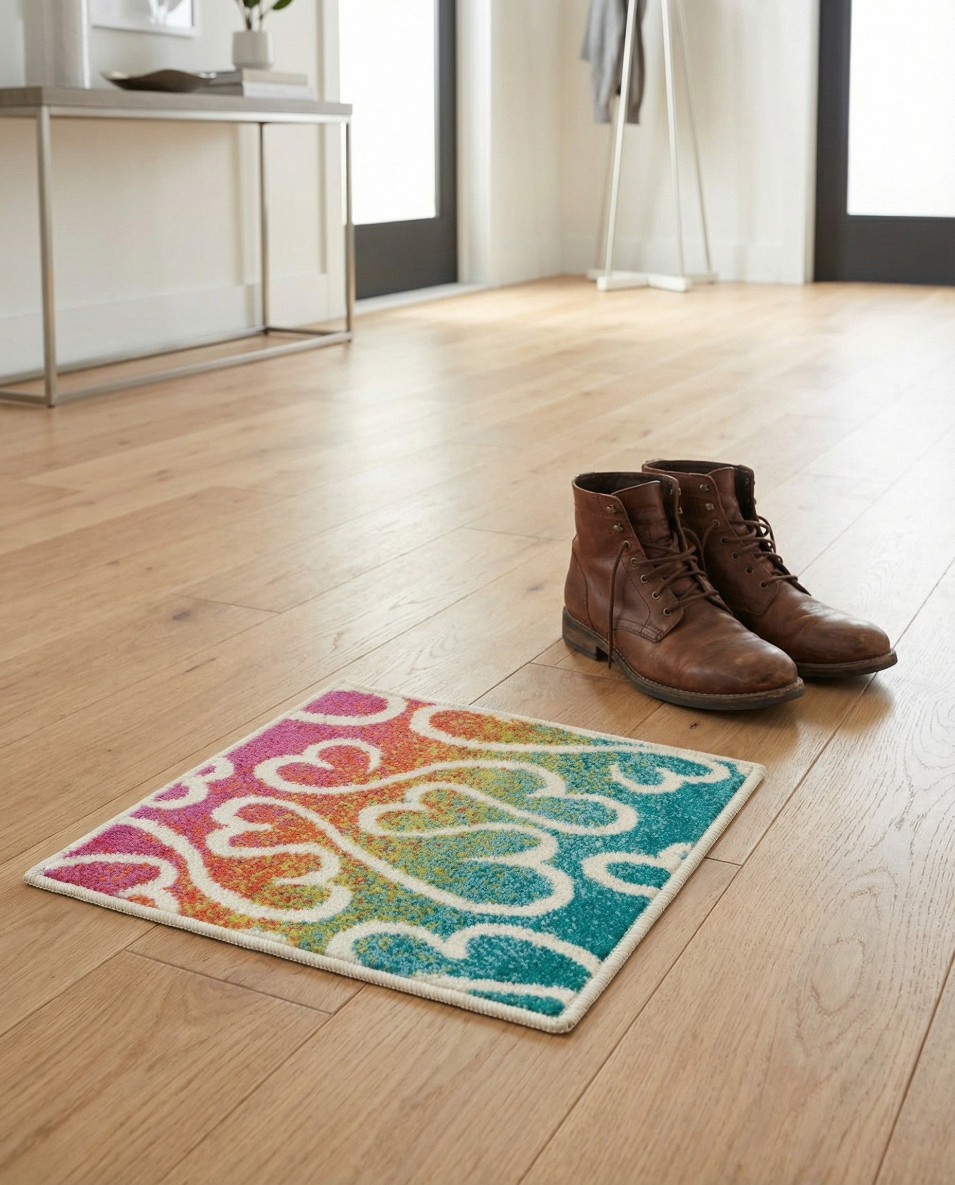 Jane Seymour 1' 8 x 1' 8 Open Hearts Sample Rug