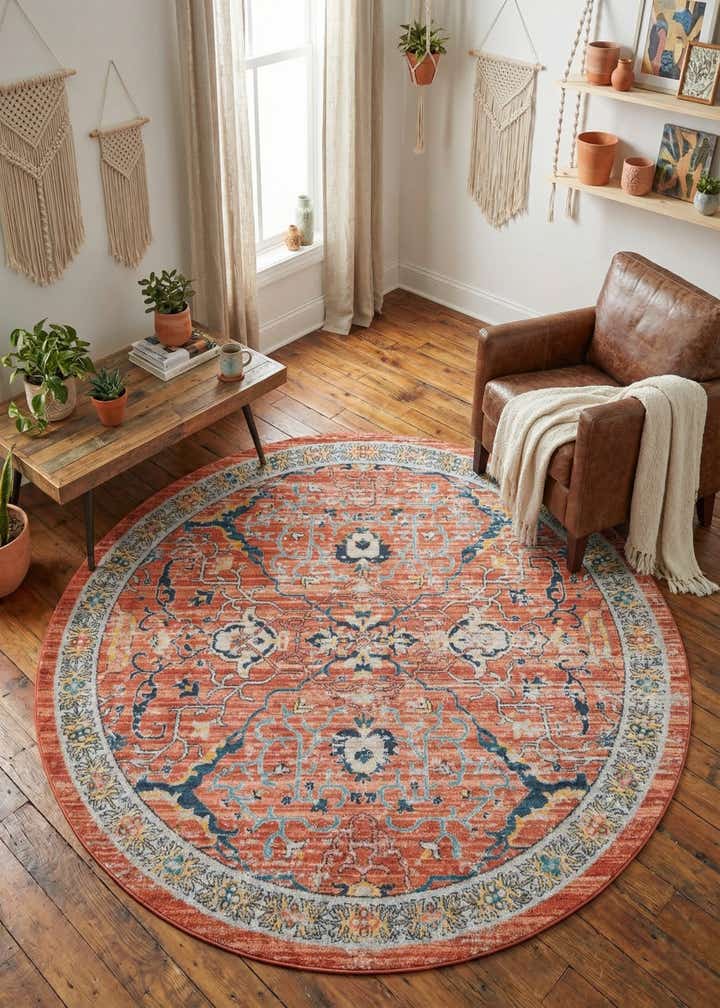 7' x 7' Lola Round Rug