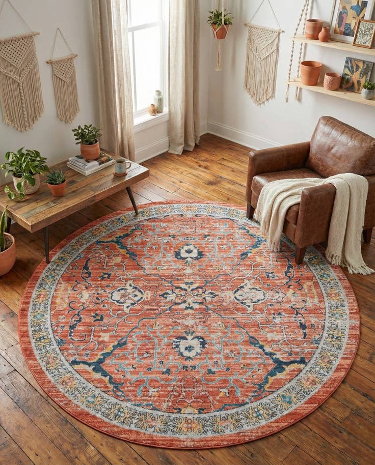 Detail image of 7' x 7' Lola Round Rug