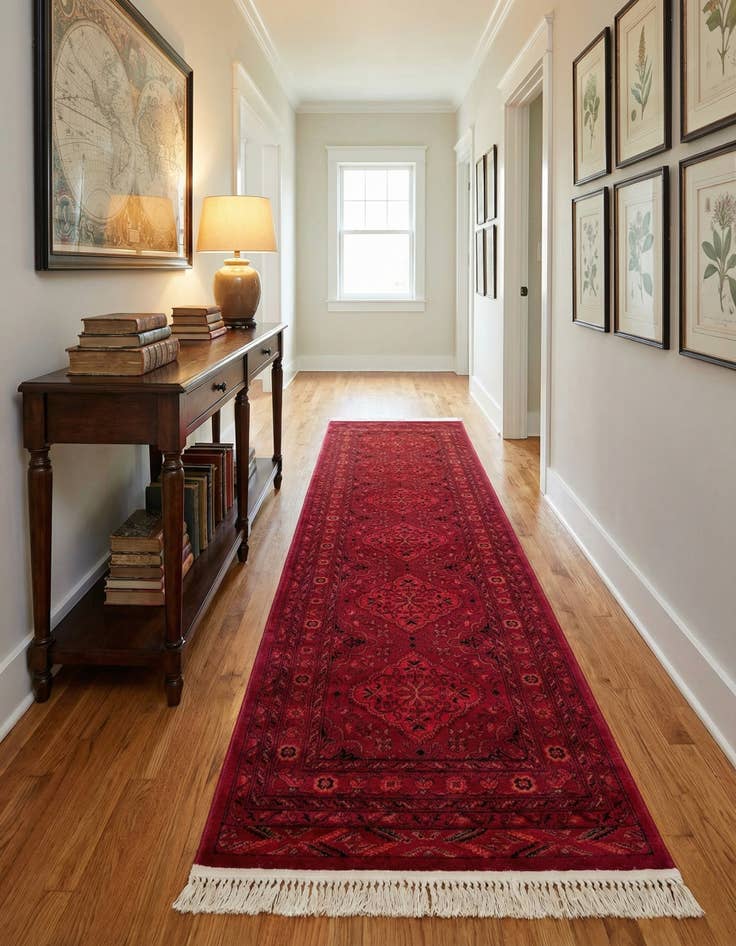 Detail image of 2' 7 x 10' Bokhara Runner Rug