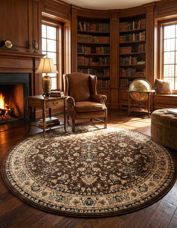 7' 10 x 7' 10 Yasmin Round Rug