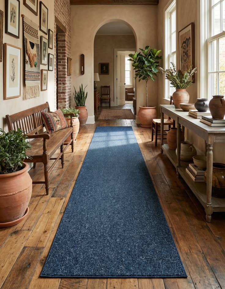 Detail image of  2' 6 x 16' 5 Everyday Solid Runner Rug