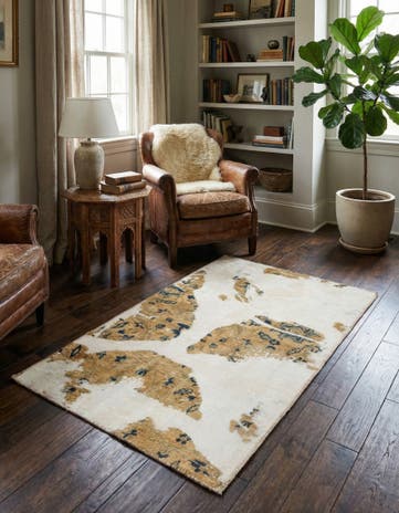 3' x 4' 10 Hand Knotted Ultra Vintage Persian Wool Rug
