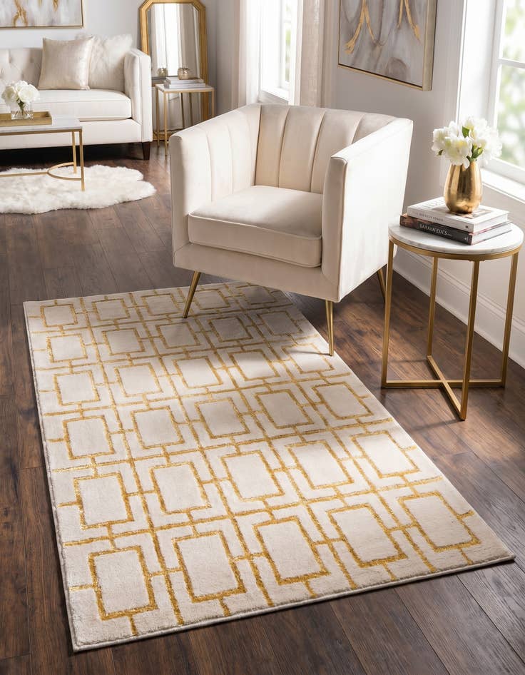 Detail image of 3' x 5' 3 Marilyn Monroe™ Glam Deco Rug