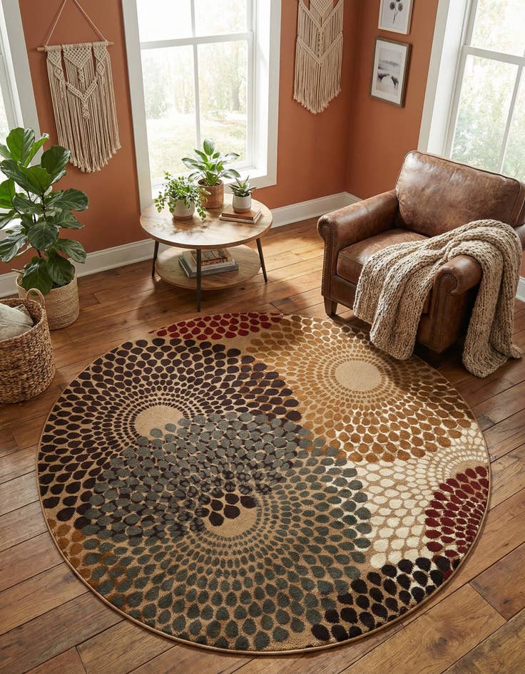 Detail image of 6' x 6' Cafe Round Rug