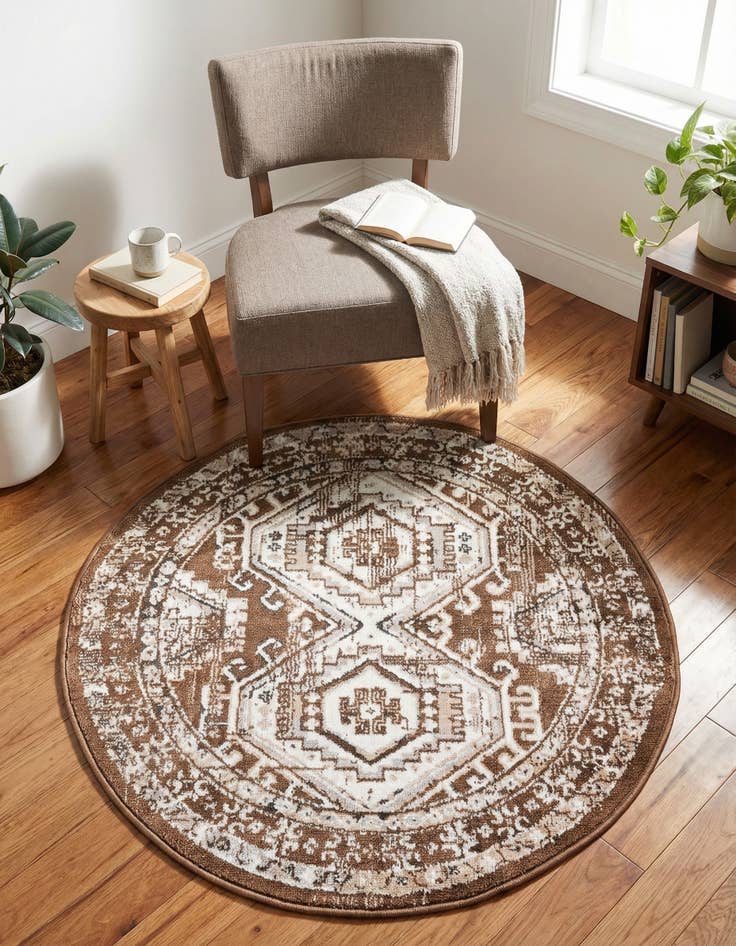 Detail image of 3' x 3' Charlotte Round Rug
