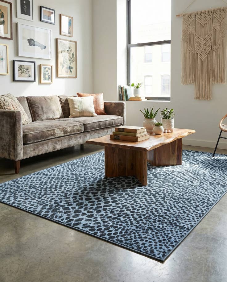Detail image of 5' 3 x 8' Kamala Washable Rug