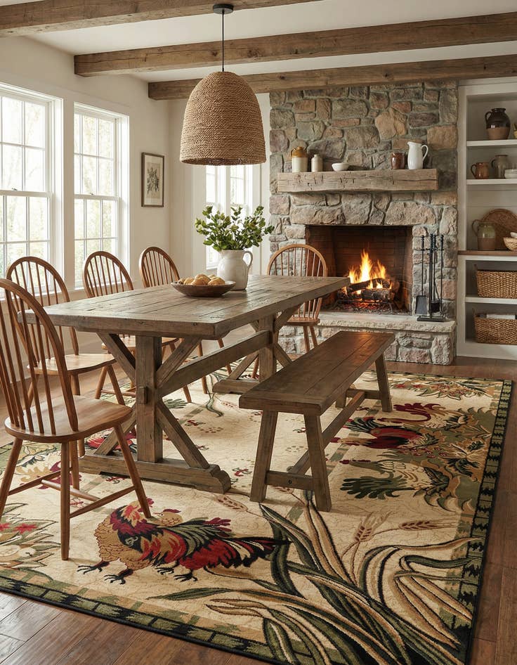 Detail image of 10' x 13' Country Rug