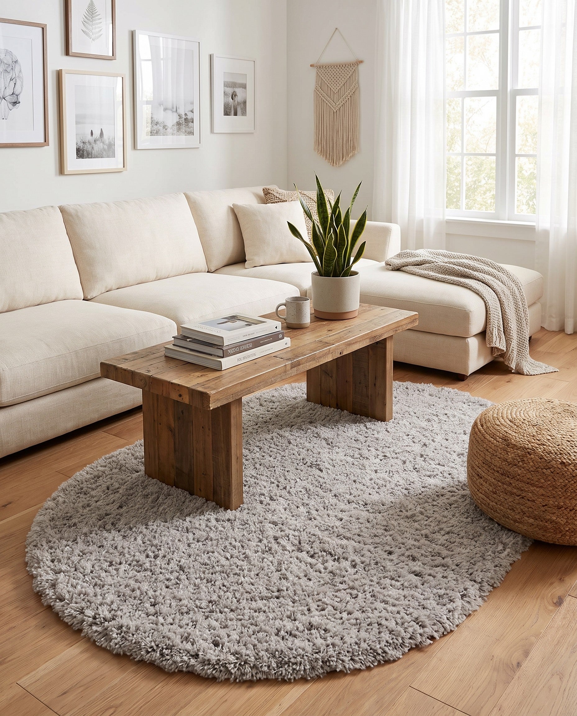5' x 8' Infinity Shag Oval Rug