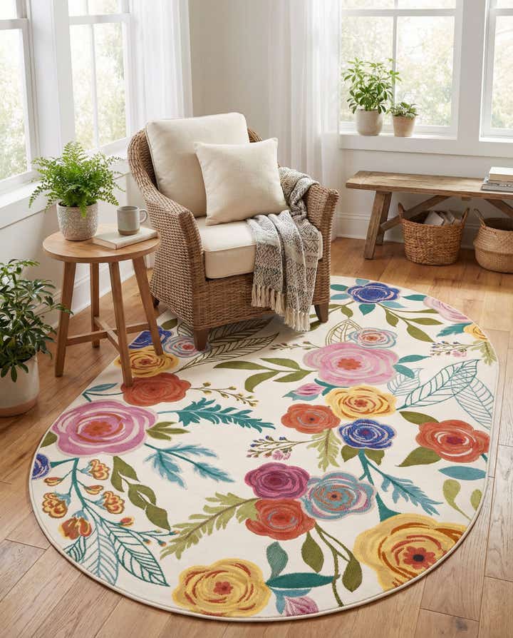 160cm x 240cm Blossom Tapis Ovale