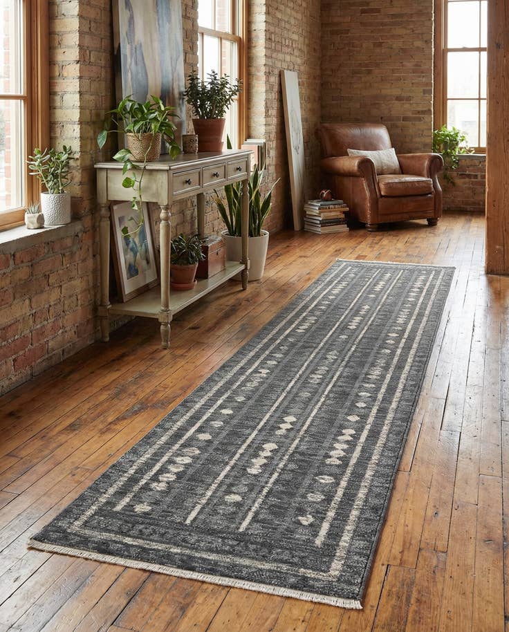 Detail image of 2' 7 x 12' 6 Grand Tradition Rug