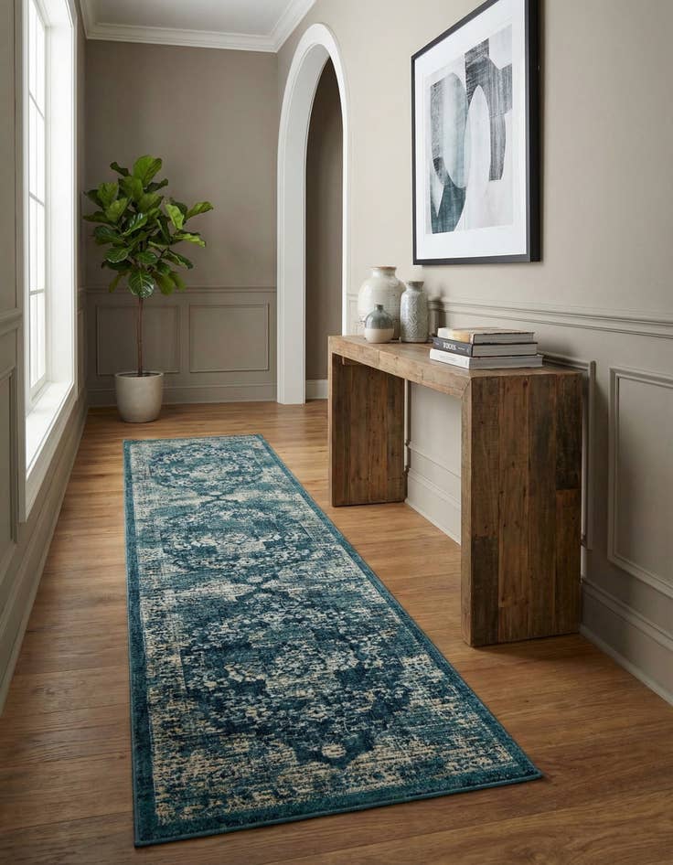 Detail image of 2' 7 x 12' Stockholm Runner Rug
