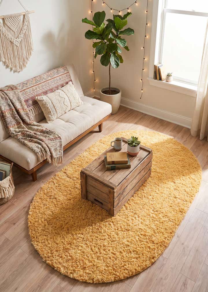 3' x 5' 3 Zermatt Shag Oval Rug