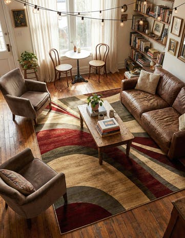Beige Cafe Rug