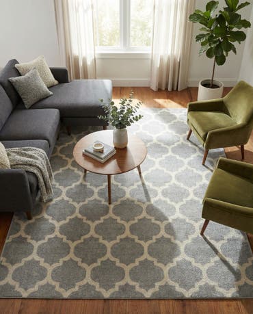  7' 10 x 10' Lattice Rug