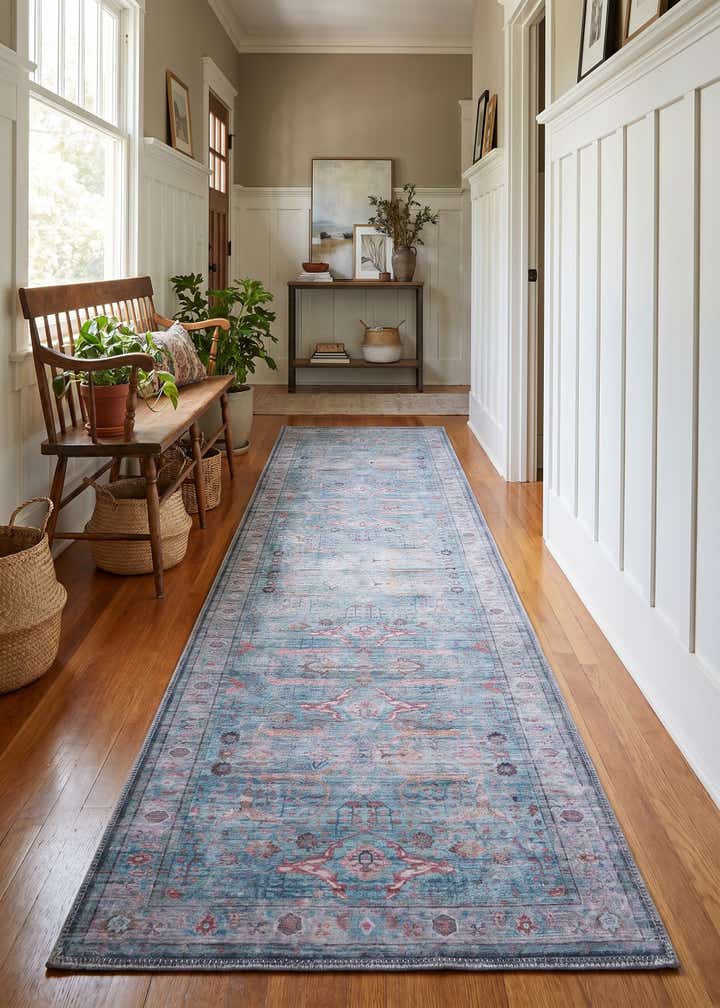 2' 7 x 13' Washable Maahru Runner Rug