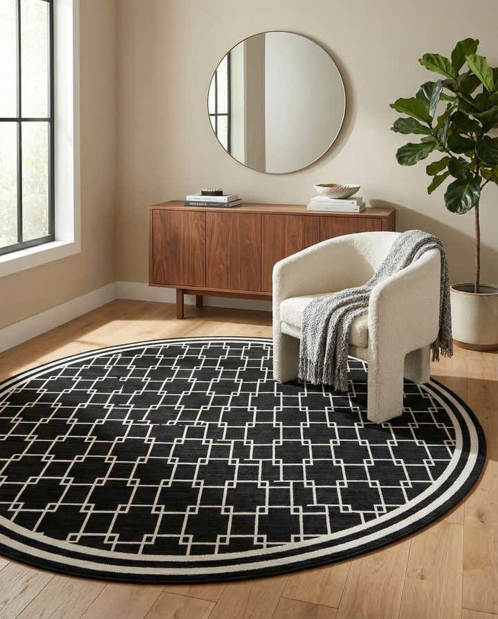 Jill Zarin 7' 10 x 7' 10 Metropolitan Uptown Round Rug