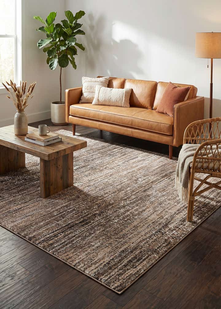 9' x 12' Sepia Rug