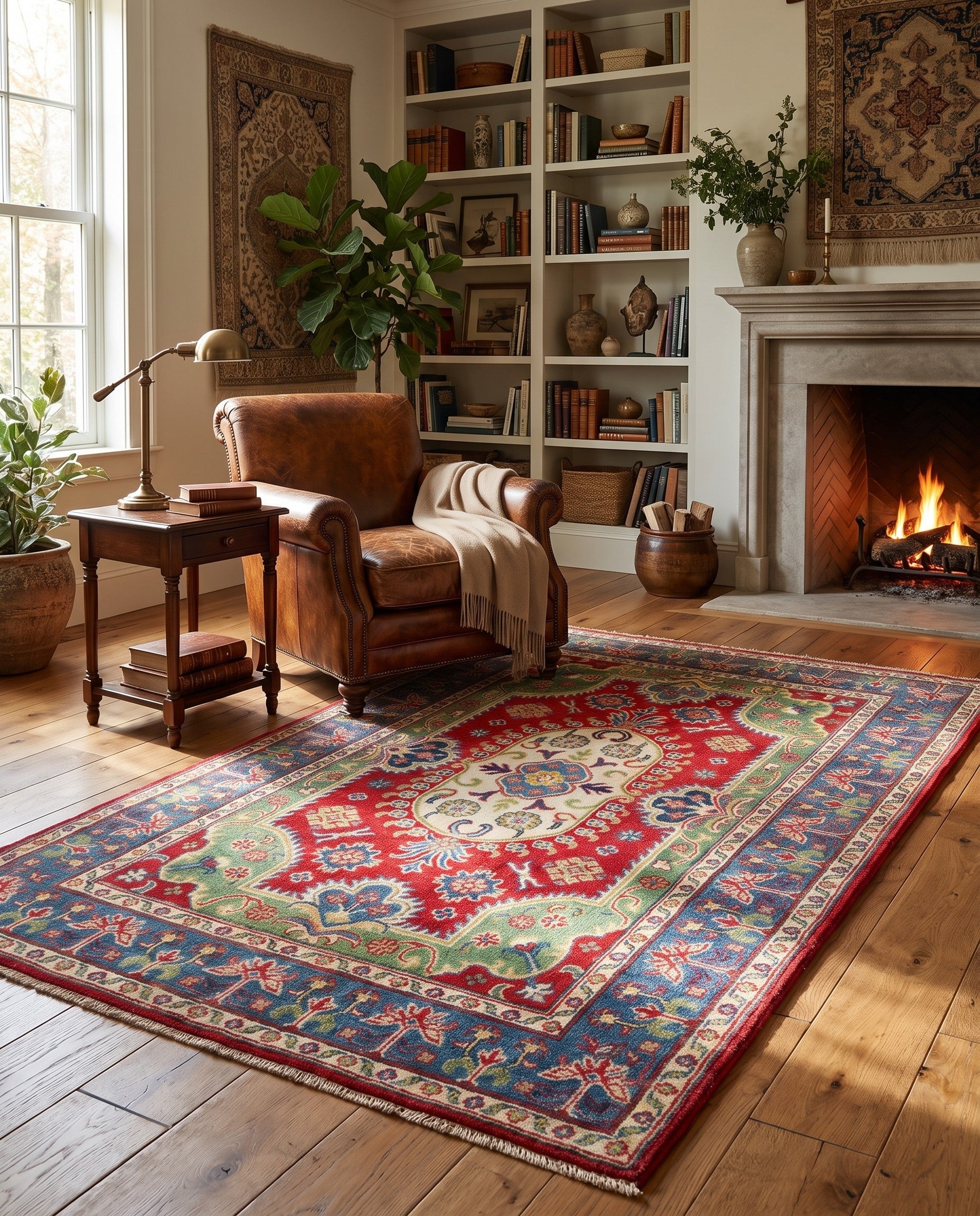120cm x 190cm Hand Knotted Kazak Rug
