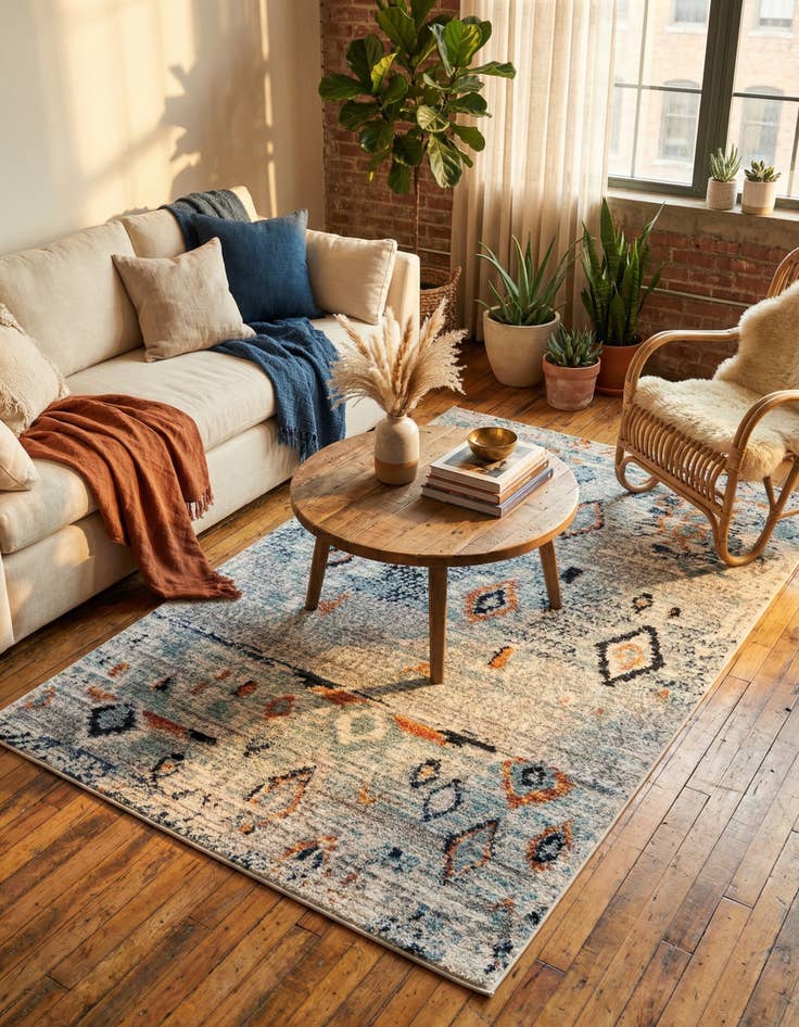 Detail image of 5' x 8' Morocco Rug