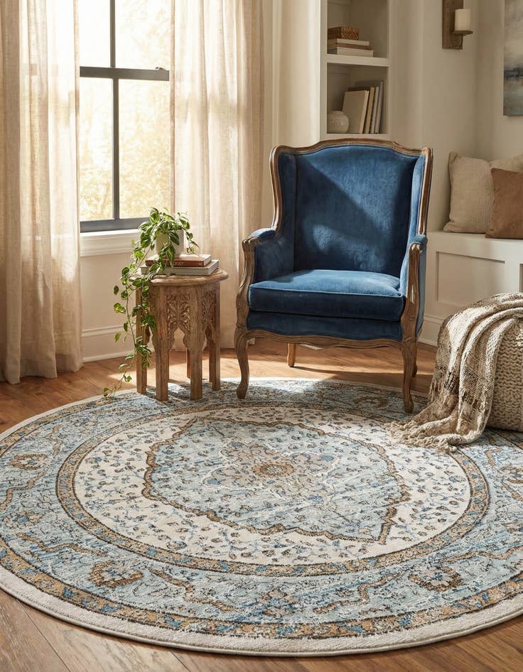 Detail image of  7' x 7' Nyla Round Rug