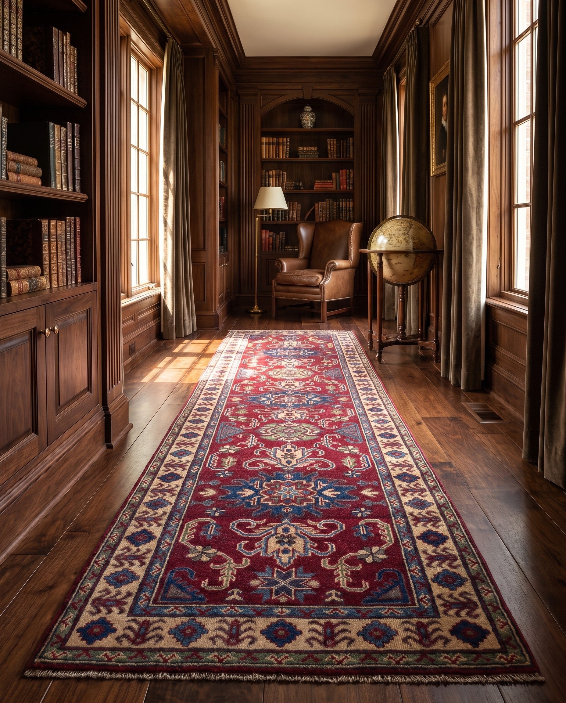 Detail image 3 of 11: 2' 9 x 9' 11 Hand Knotted Kazak Runner Rug
