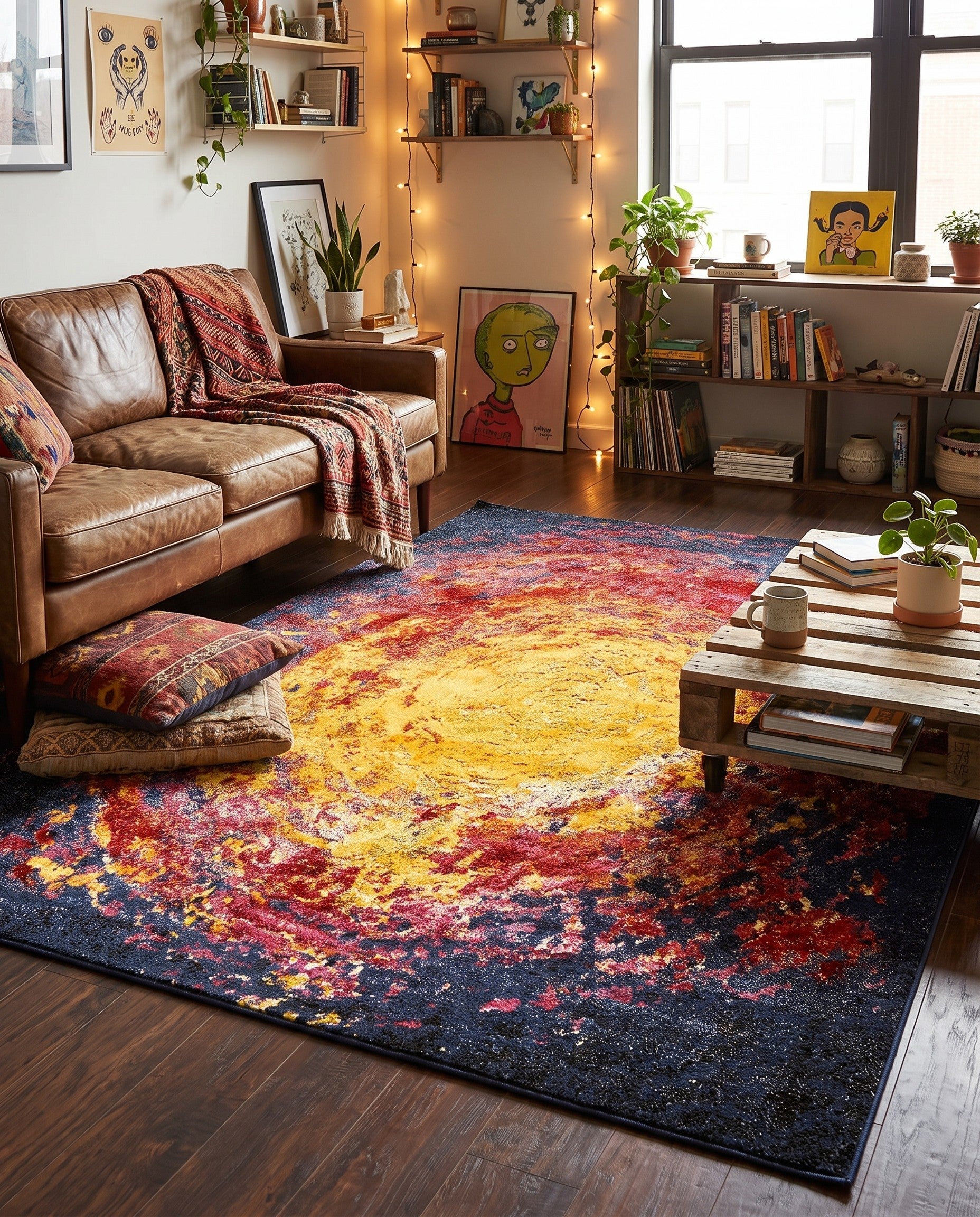 6' x 9' Washable Hyacinth Rug